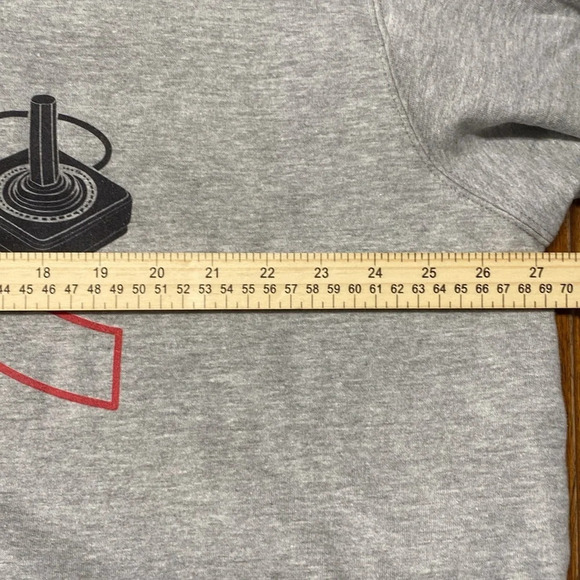 Ripple Junction X ATARI Iconic 2600 Gaming Console Fuji Logo Hoodie Gray 2XL - Picture 7 of 8